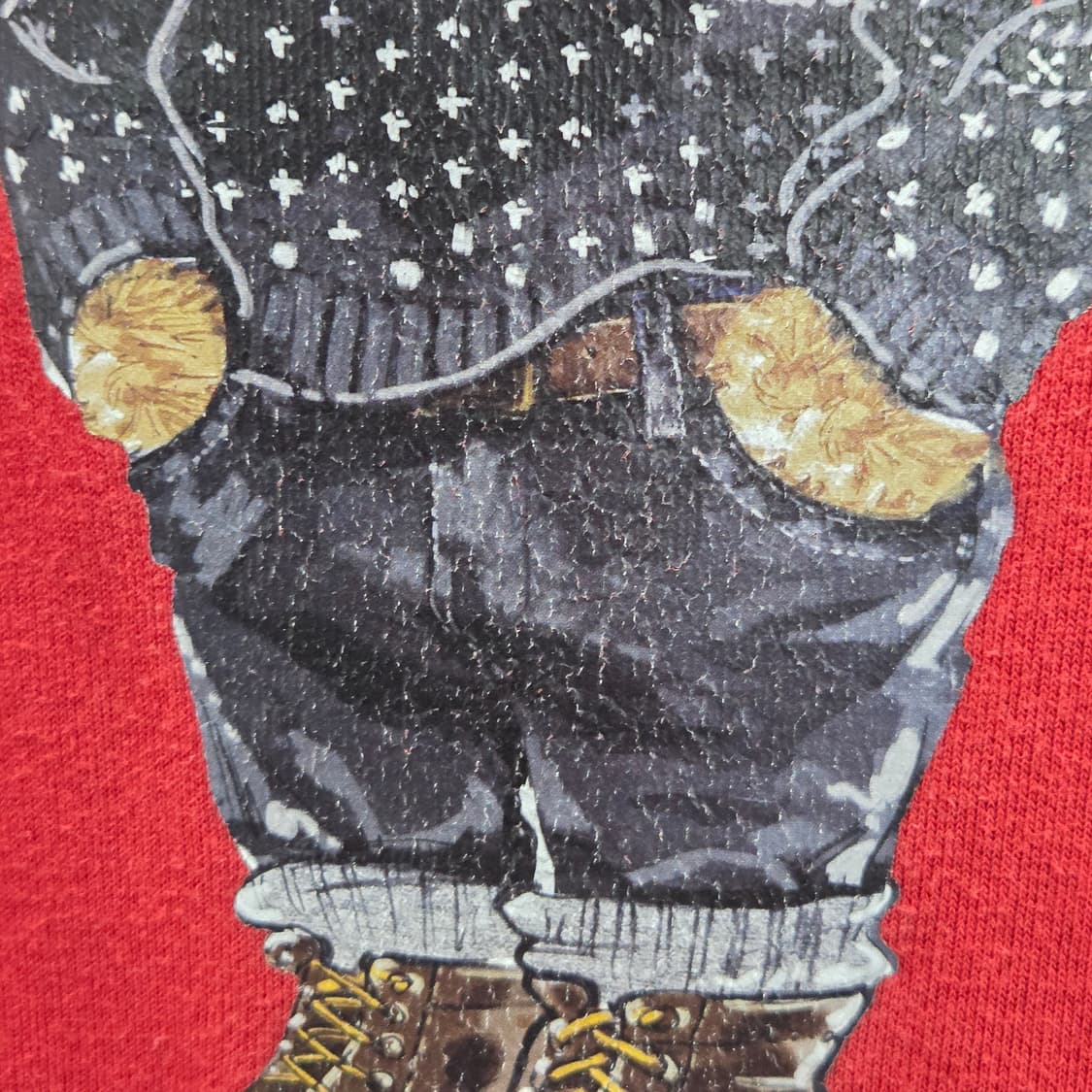 폴로랄프로렌 키즈 폴로베어 프린팅 기모 맨투맨 M/10/12 상품이미지8