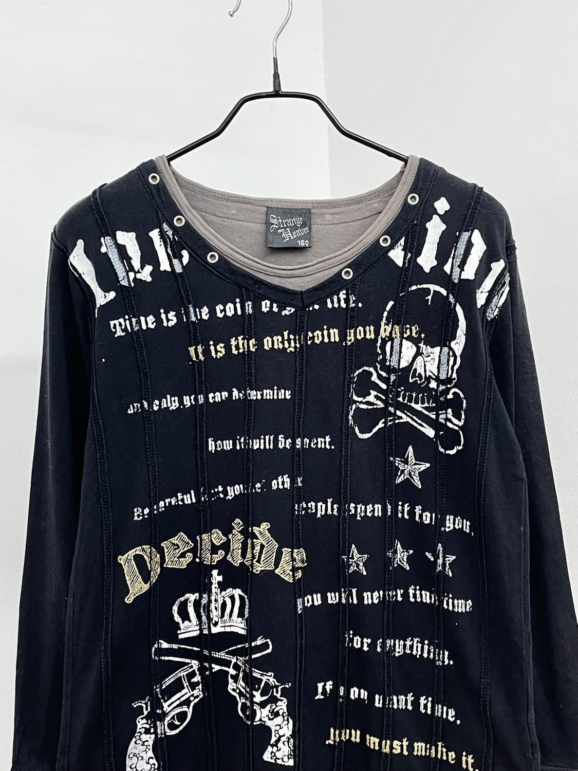 레이어드 디테일 펑크 슬리브 상품이미지6