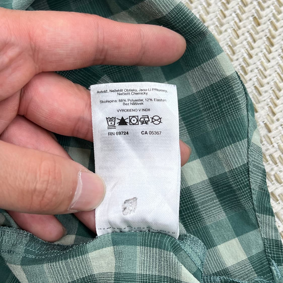 컬럼비아 체크 하프 셔츠 r3756  상품이미지8