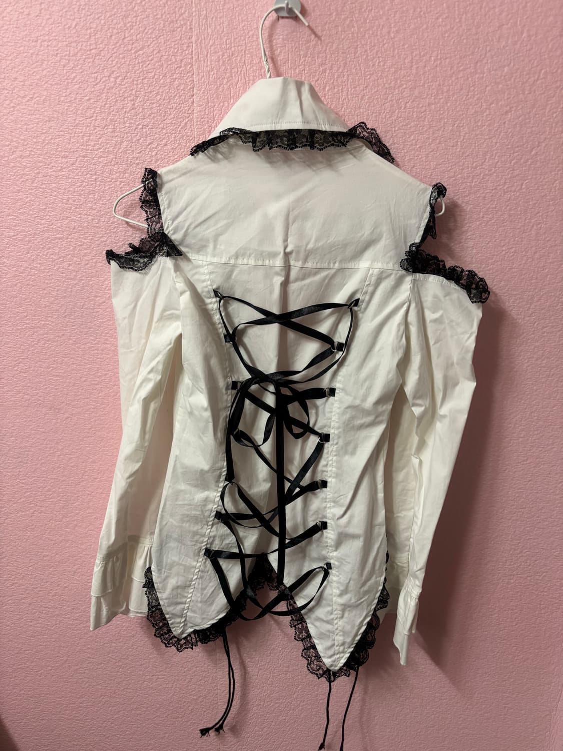 ACDC RAG 투 라펠 셔츠 블라우스 고스로리 서브컬쳐  상품이미지6