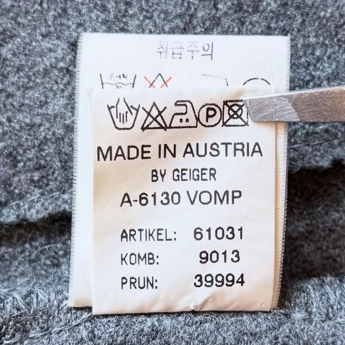 90s 가이거 오스트리안 울 자켓 상품이미지10