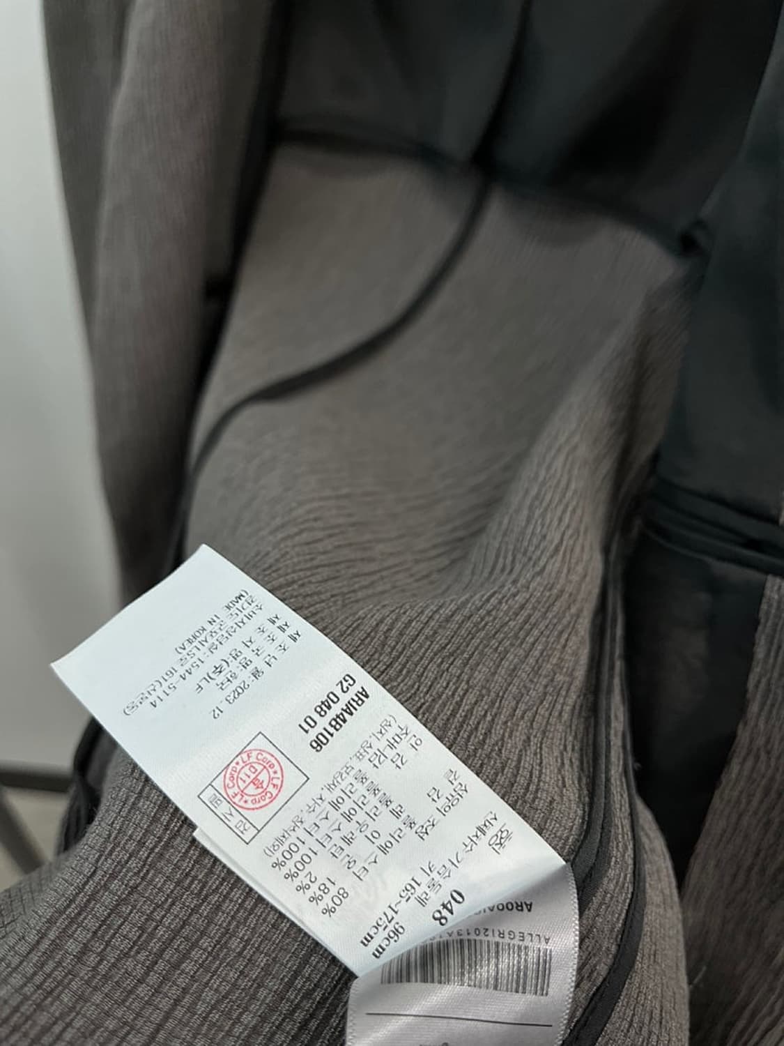 95-100) 알레그리 23ss 시어서커 자켓  상품이미지8