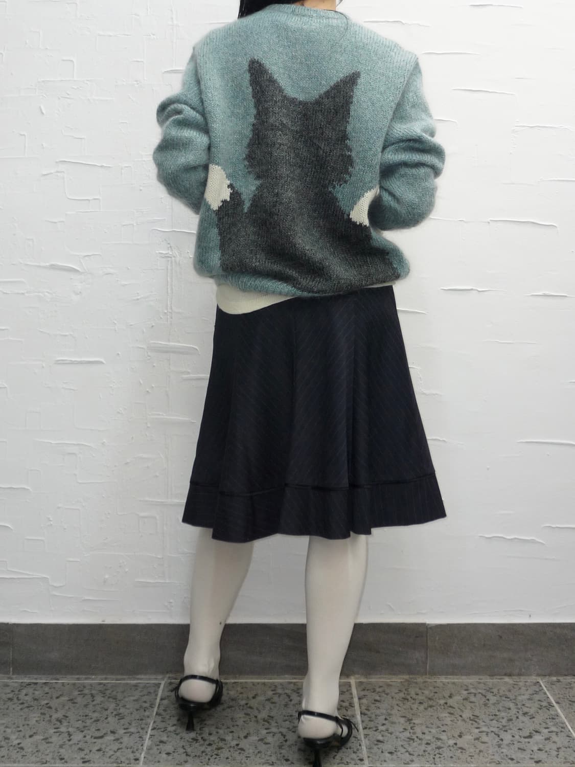 skyblue kitty knit 상품이미지3