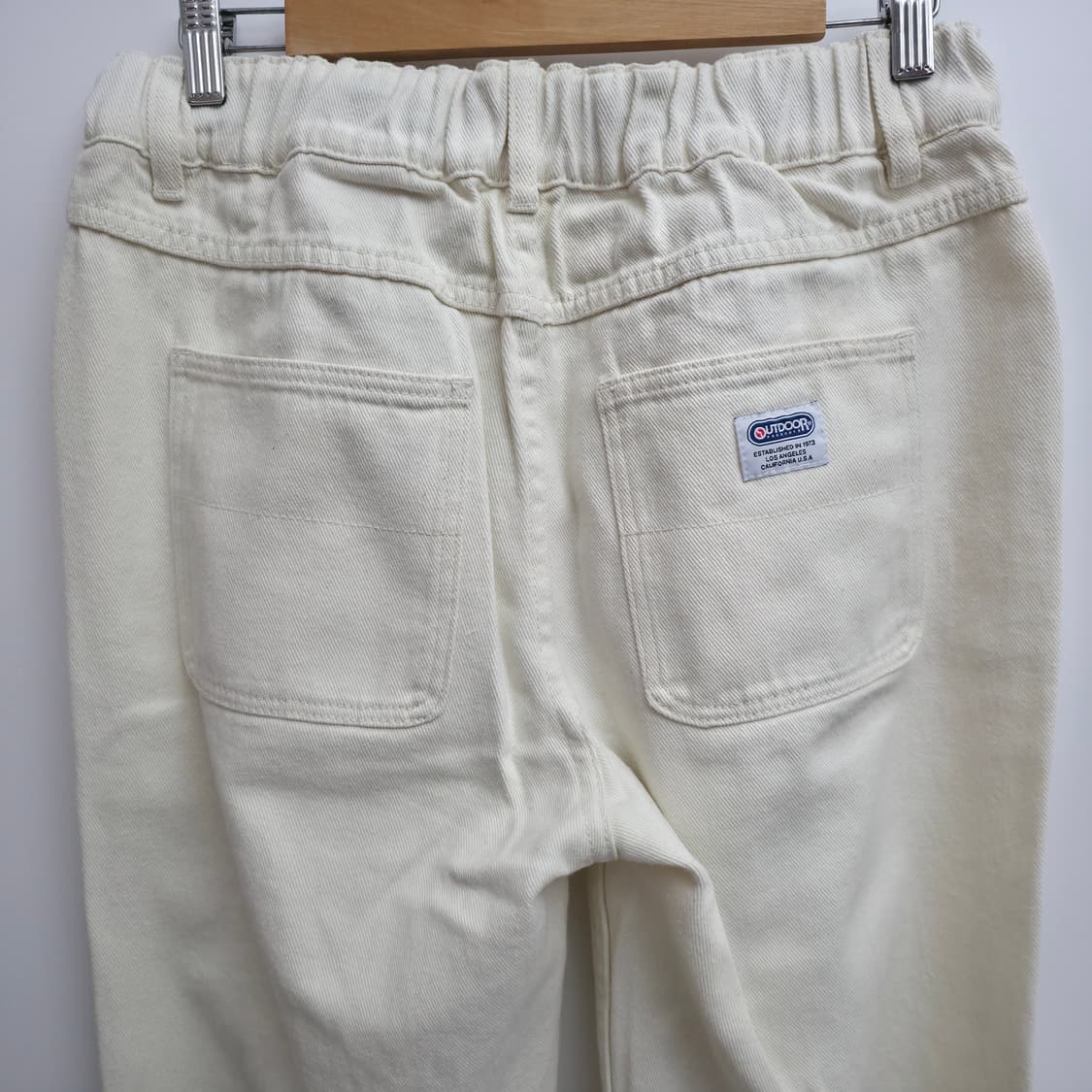 [M] 아웃도어 아이보리 밴딩 팬츠 상품이미지6