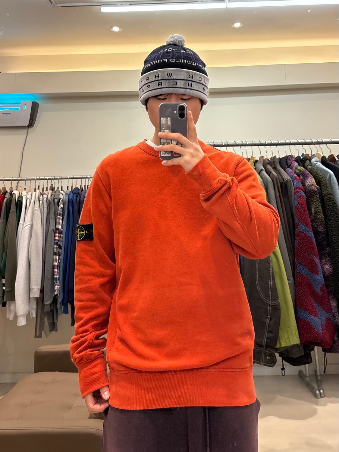 스톤아일랜드 와펜 패치 크루넥 맨투맨 상품이미지7