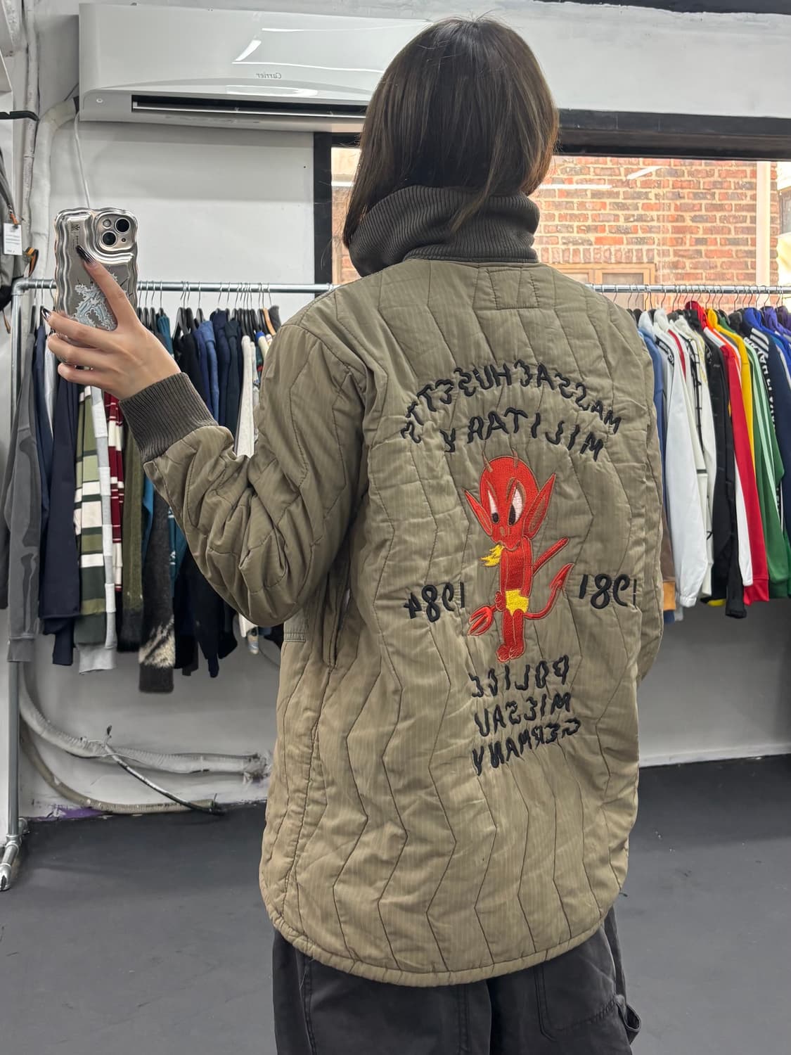 VTG Mondanl 자수 누빔자켓 상품이미지1