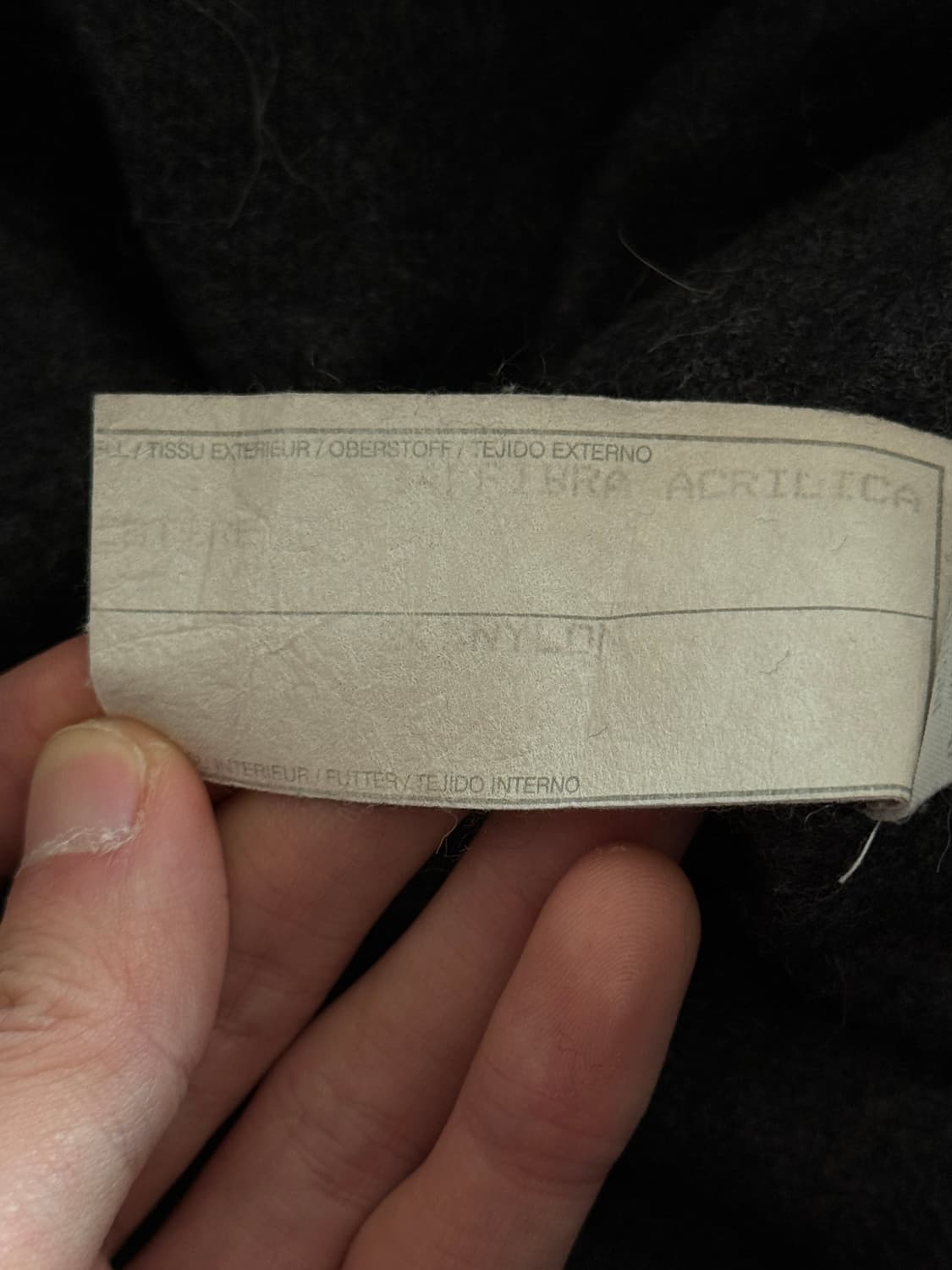 90s Emporio Armani Fleece Shearling 풀오버 상품이미지9