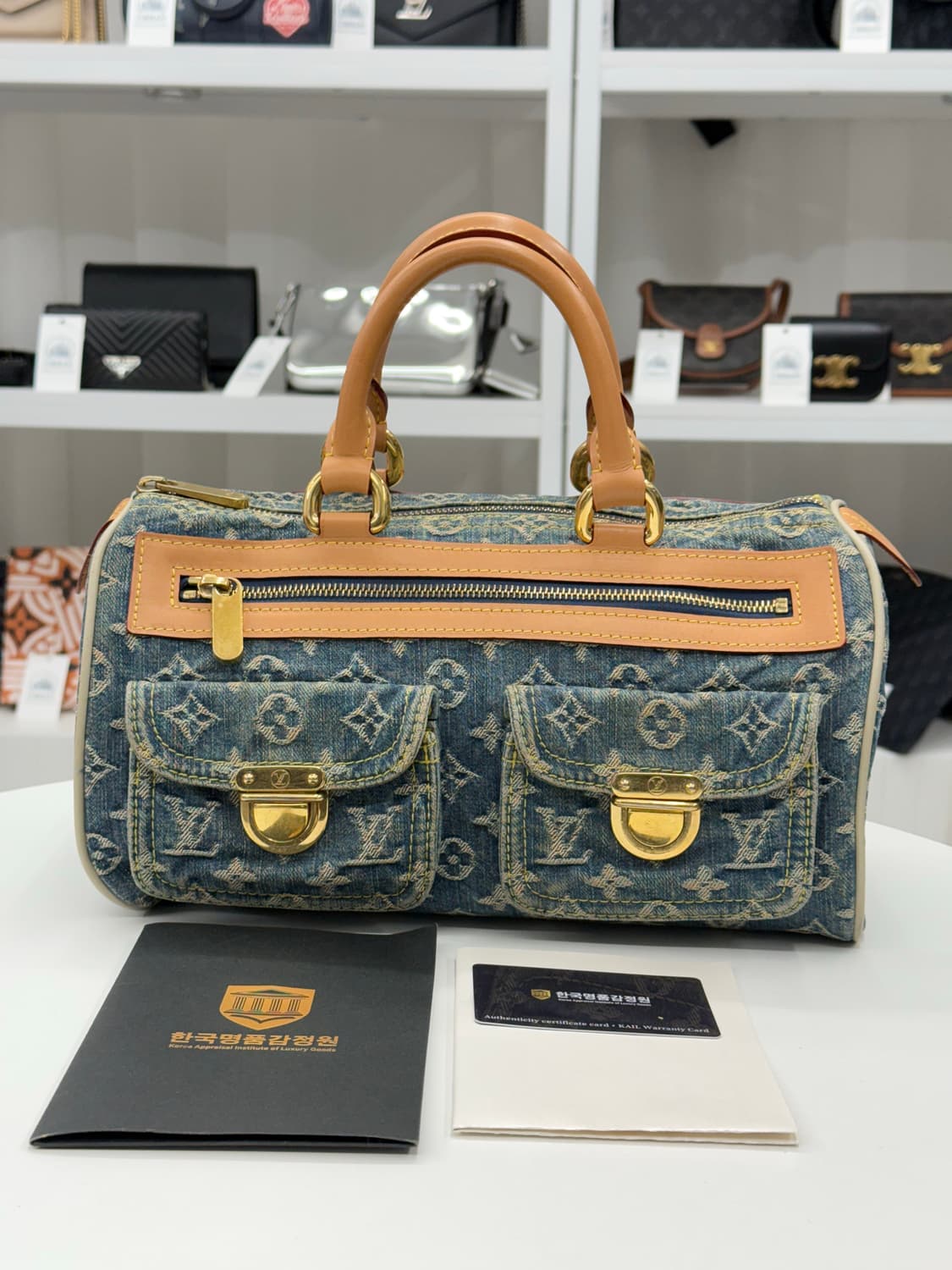 [30] 루이비통 데님 네오 스피디 토트백 상품이미지1