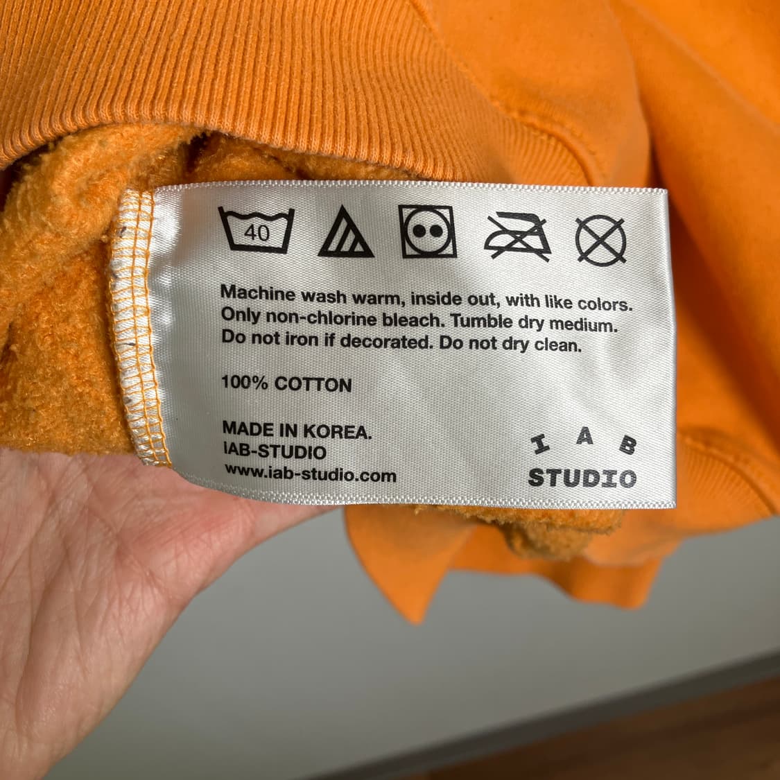 아이앱 스튜디오 X 두산 로고 맨투맨 XL 상품이미지8