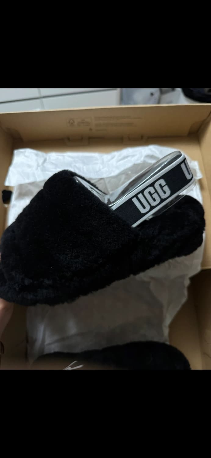 UGG 어그 플러프 예 슬리퍼 블랙 240 상품이미지3