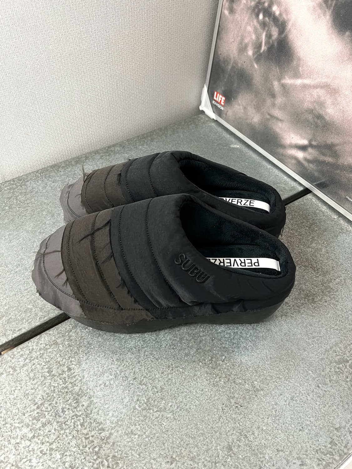PERVERZE SUBU Step Winter Sandal (Black) 상품이미지5