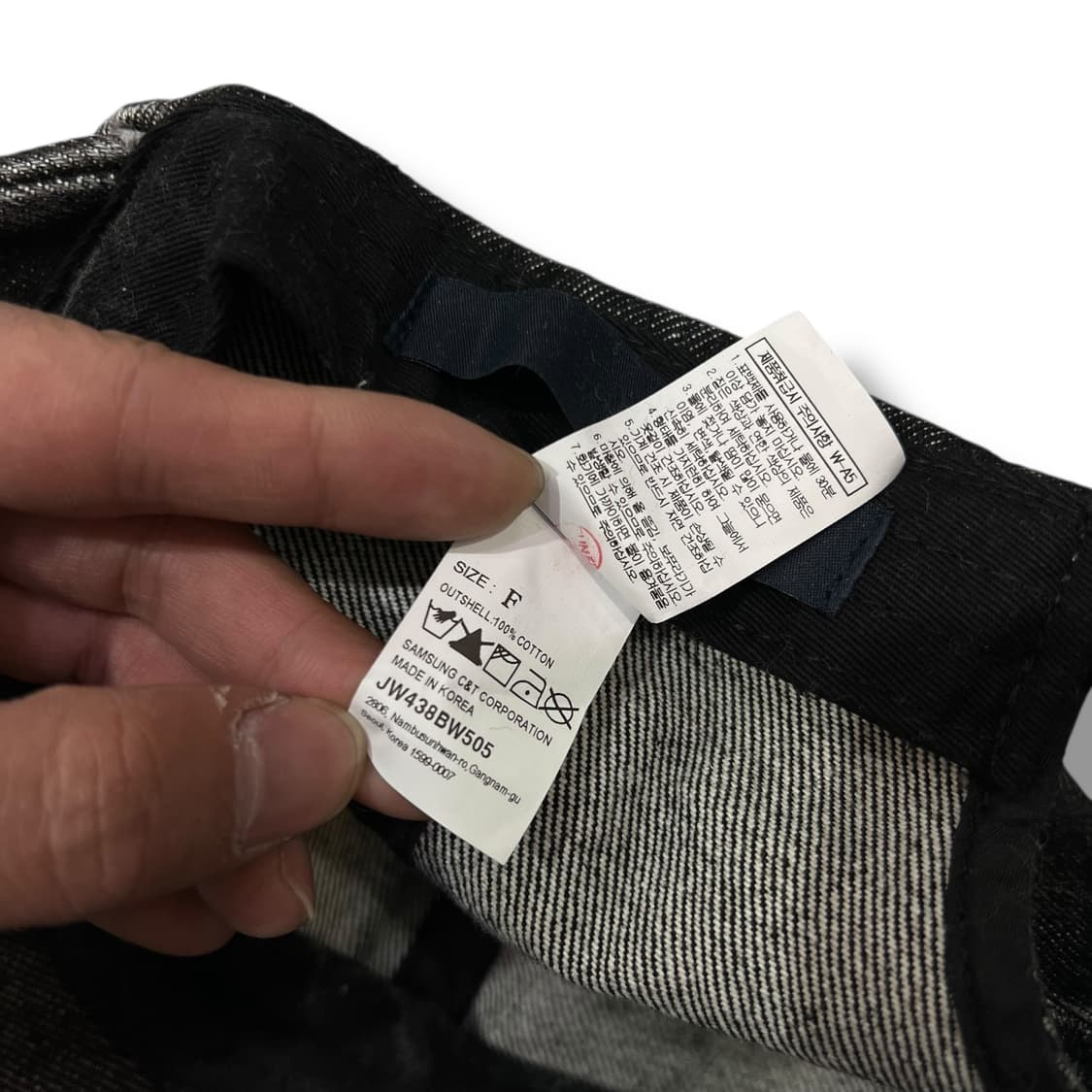  준지 자수 로고 워시드 데님 볼캡 y14266 상품이미지10