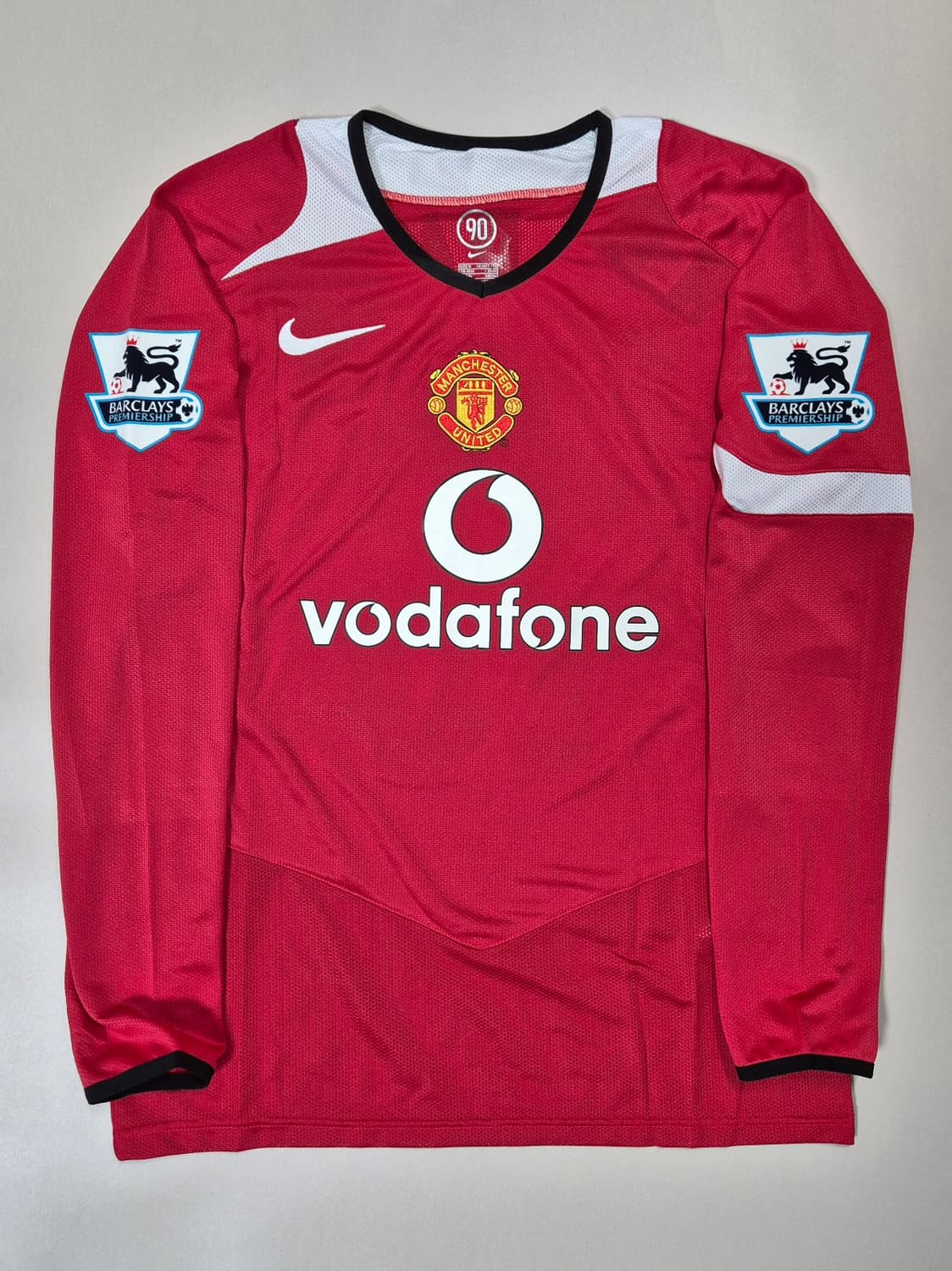 04-06 맨유 데뷔 박지성 긴팔 홈 유니폼 M 상품이미지2