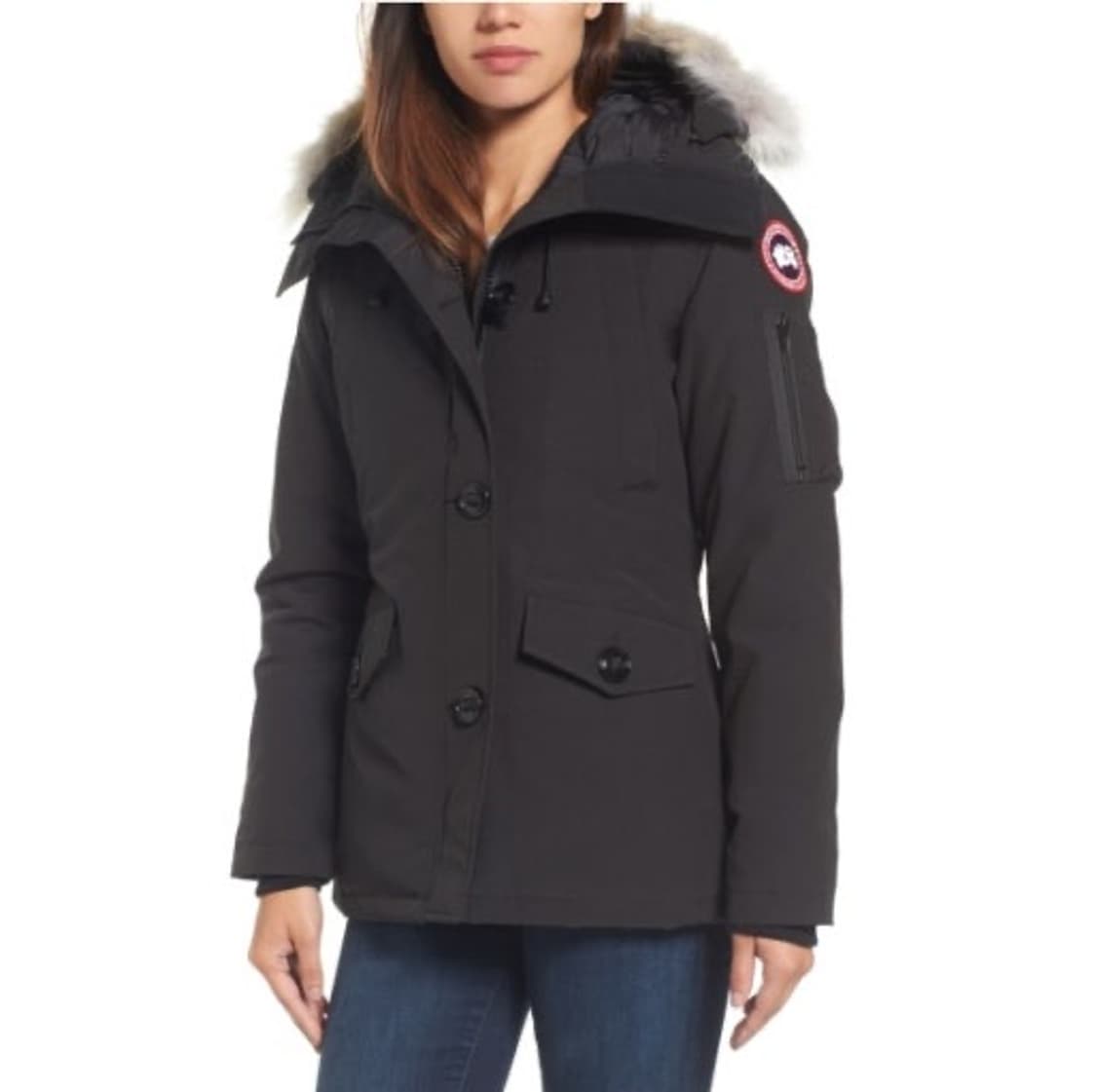 정품 캐나다구스 몬테벨로 여성 패딩 XS 블랙 상품이미지1