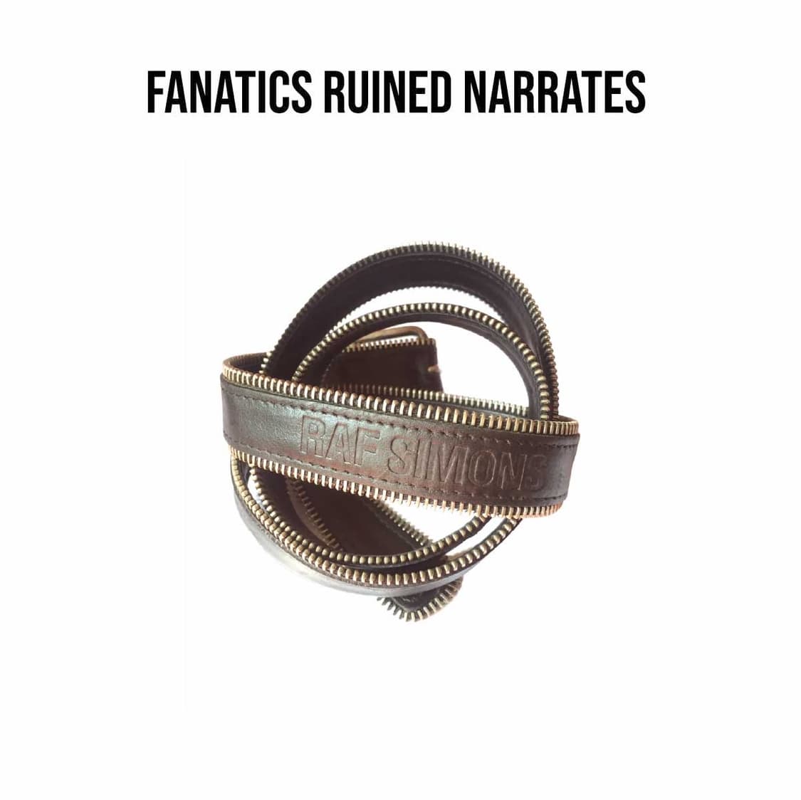 [OS] 라프시몬스 아카이브 지퍼 벨트 상품이미지1