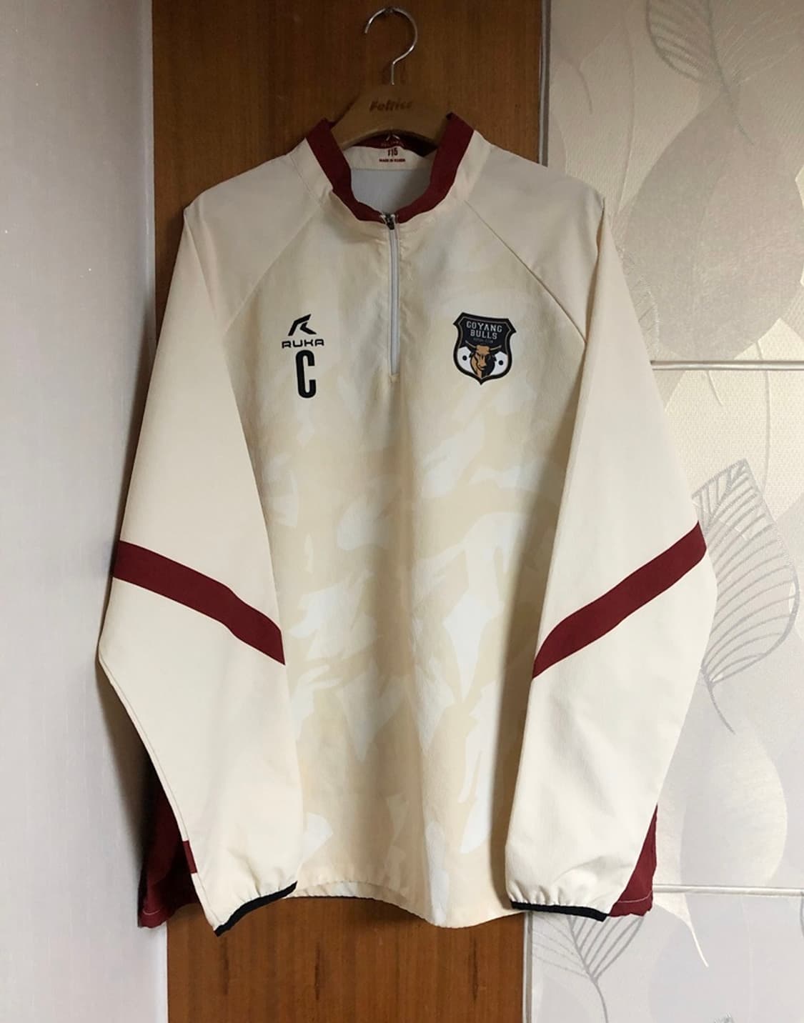 RUKA FK1리그(프로풋살) 고양불스FC 선수실착 웜업자켓 115 상품이미지1