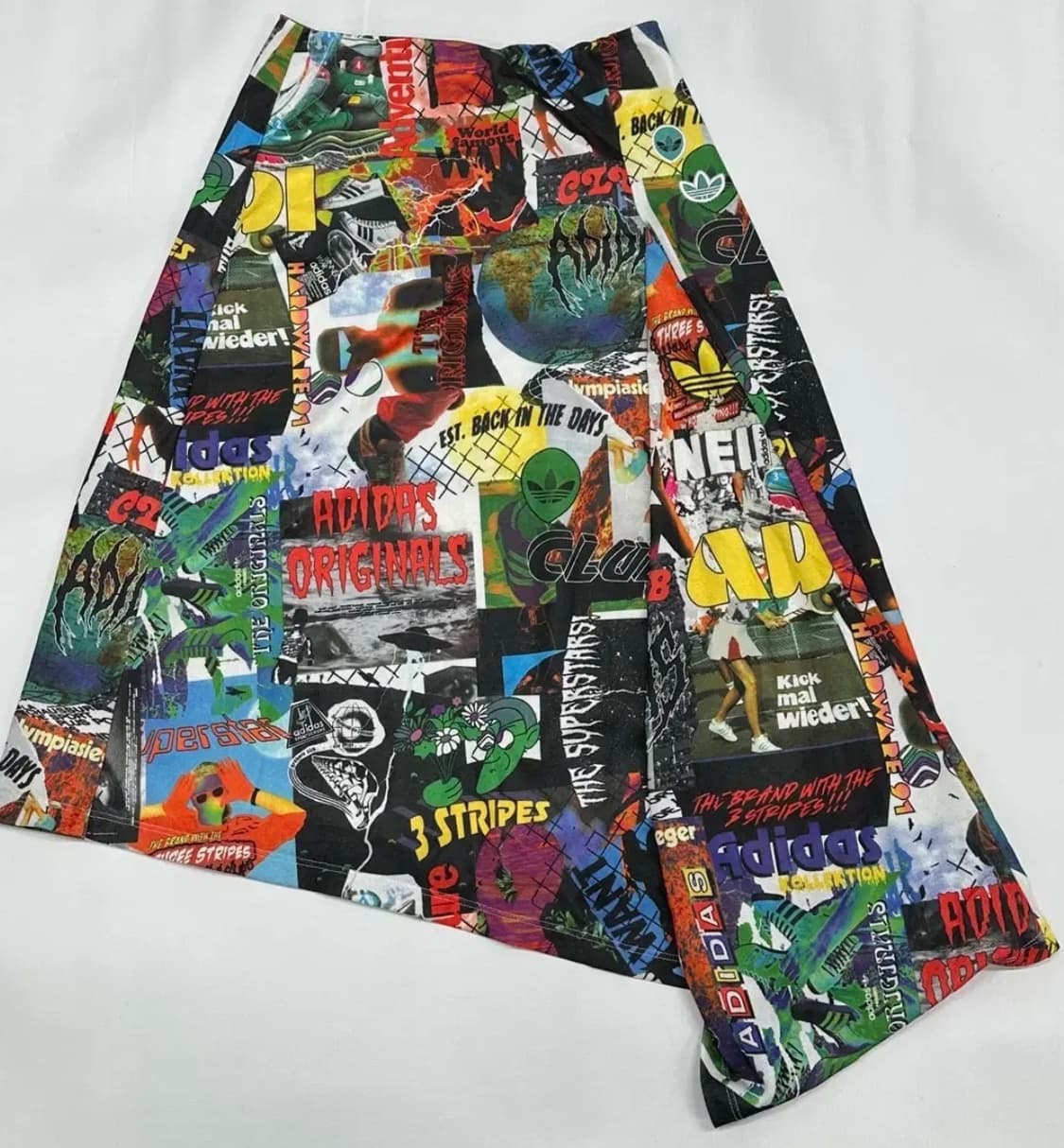 ⭐️재팬 아디다스 져지 언발 스커트⭐️ 락시크 보헤미안 데코라 괴짜  상품이미지2