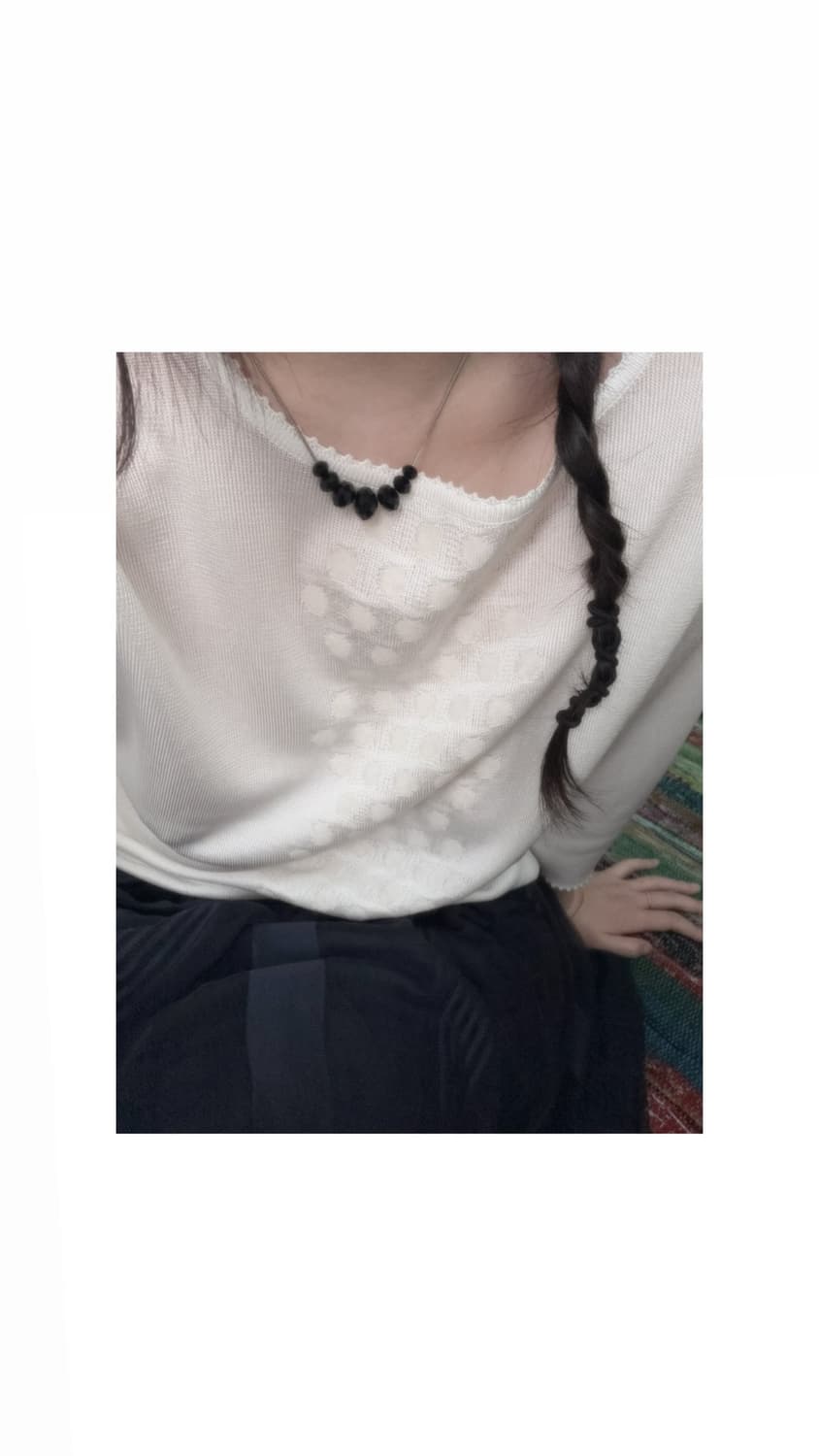 Sheer Knit Top 상품이미지3