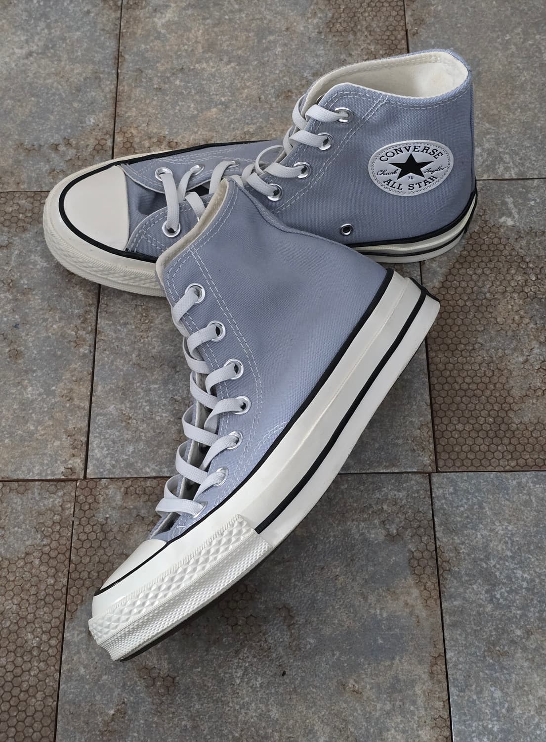 (240)컨버스 척 70 빈티지 캔버스 울프 그레이 하이  상품이미지3