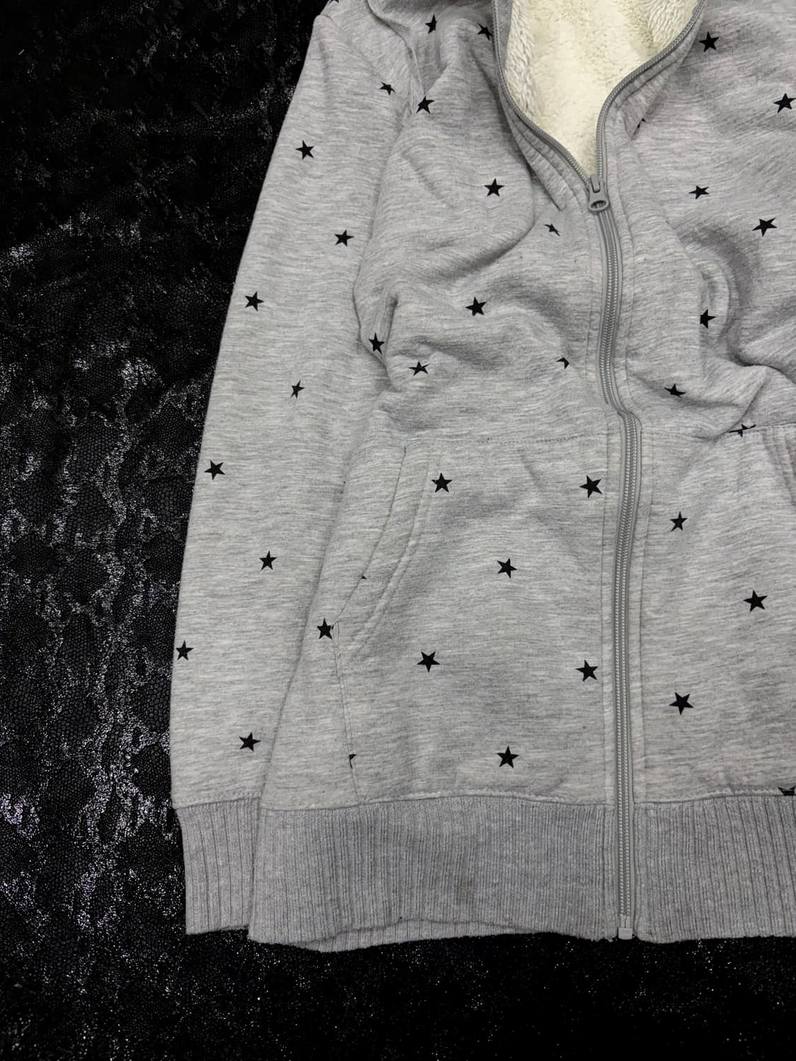“Vintage” Kitsch&Y2K Star Print Hoodie Z 상품이미지6
