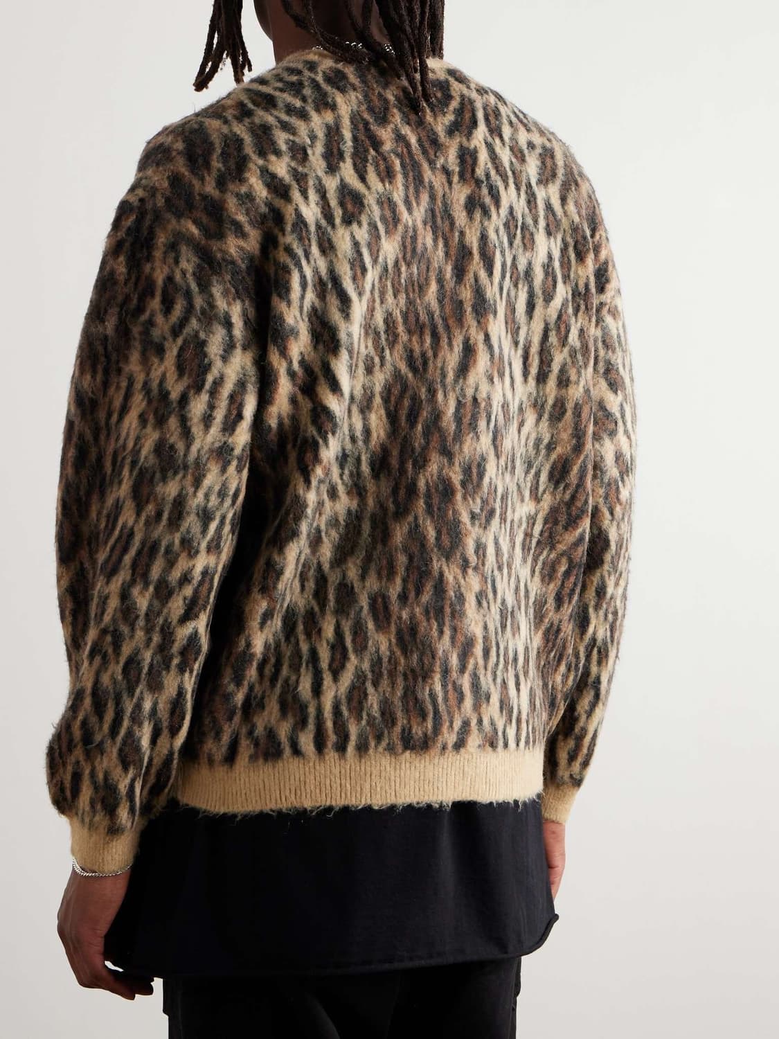 세인트 미카엘 모헤어 레오파드 가디건 상품이미지5