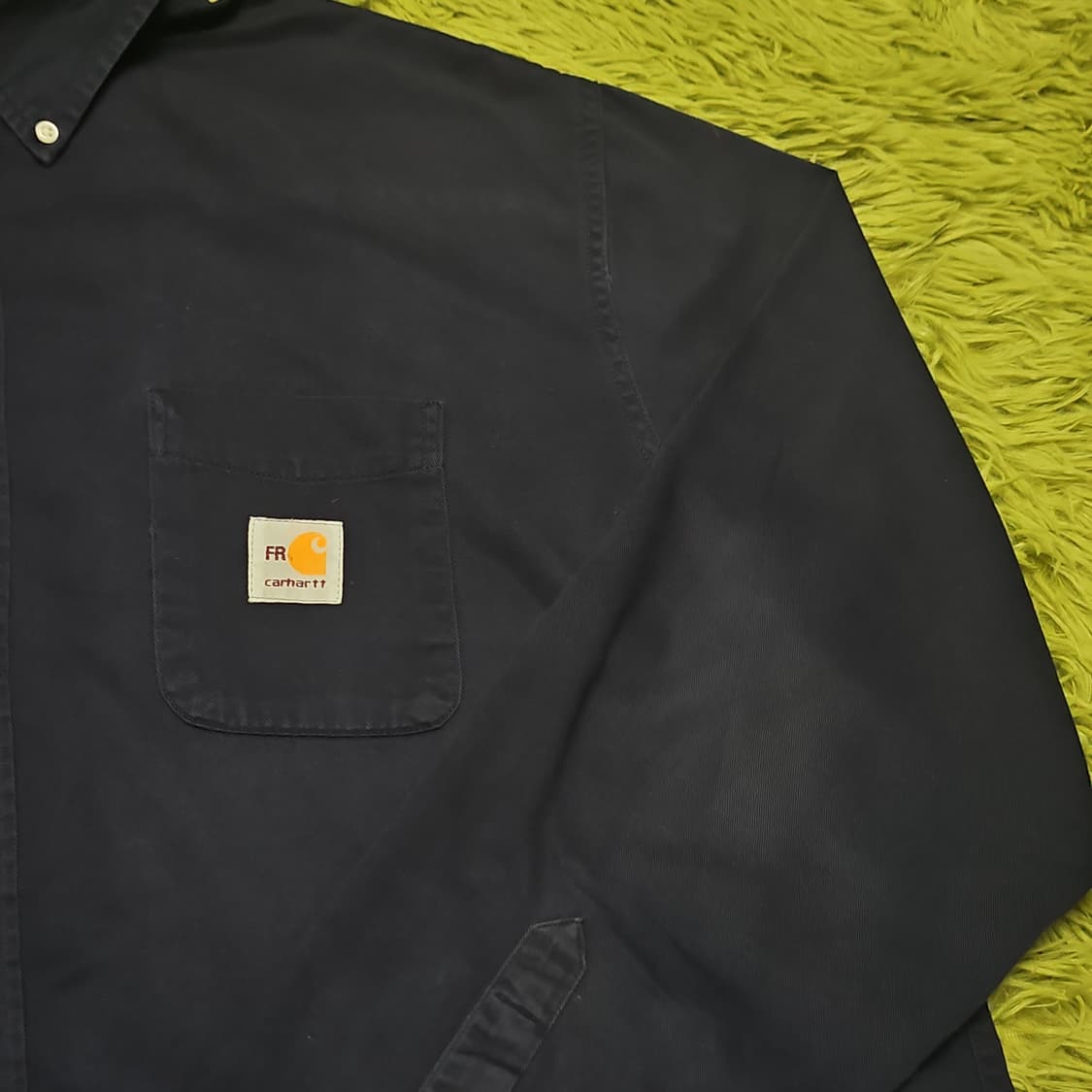 ​[XL] 칼하트 FR 라인 네이비 워크 셔츠 상품이미지2