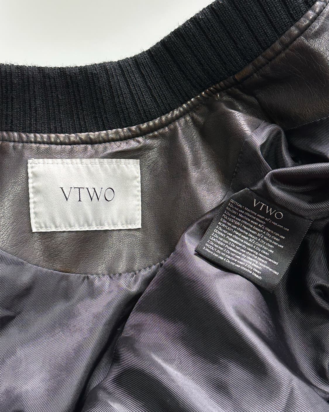 VTWO 레더 자켓 상품이미지5