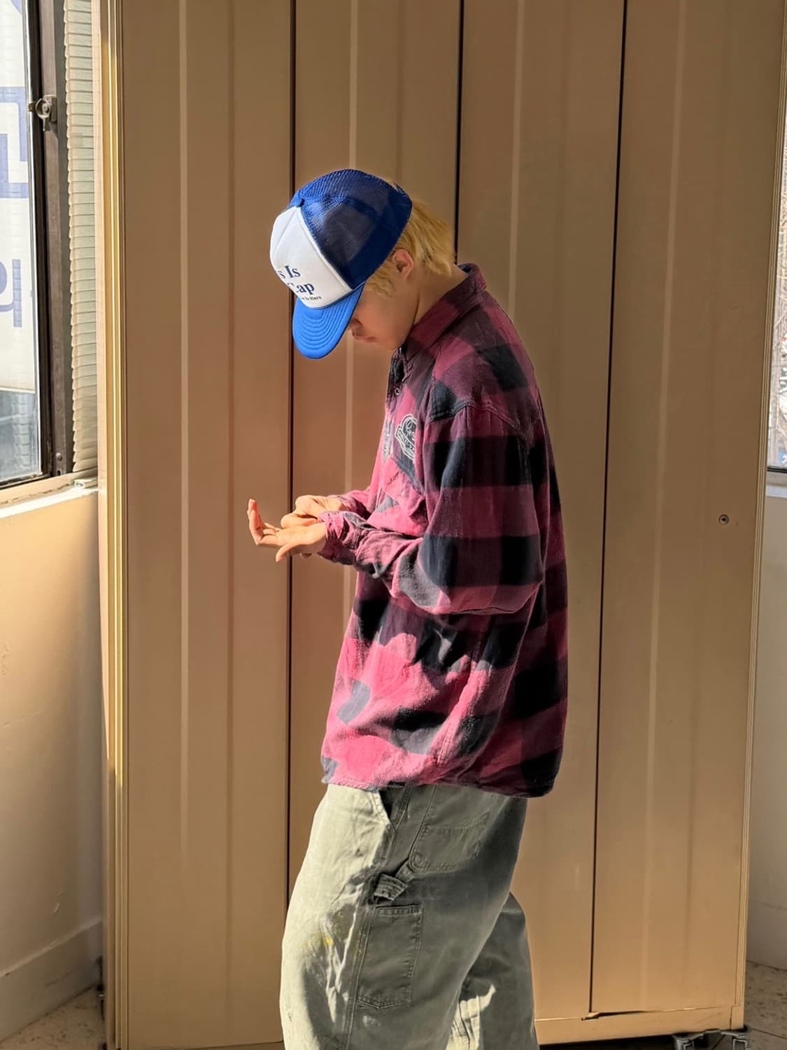 할리데이비슨 긴팔 체크 셔츠 상품이미지3