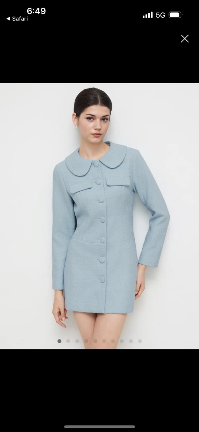 Cider 트위드 미니 원피스  상품이미지1