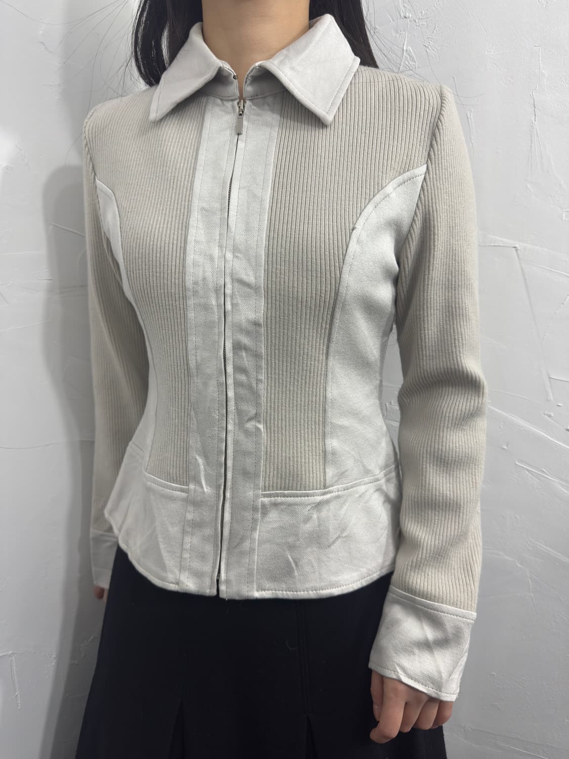 bosch knit detail jacket 상품이미지2