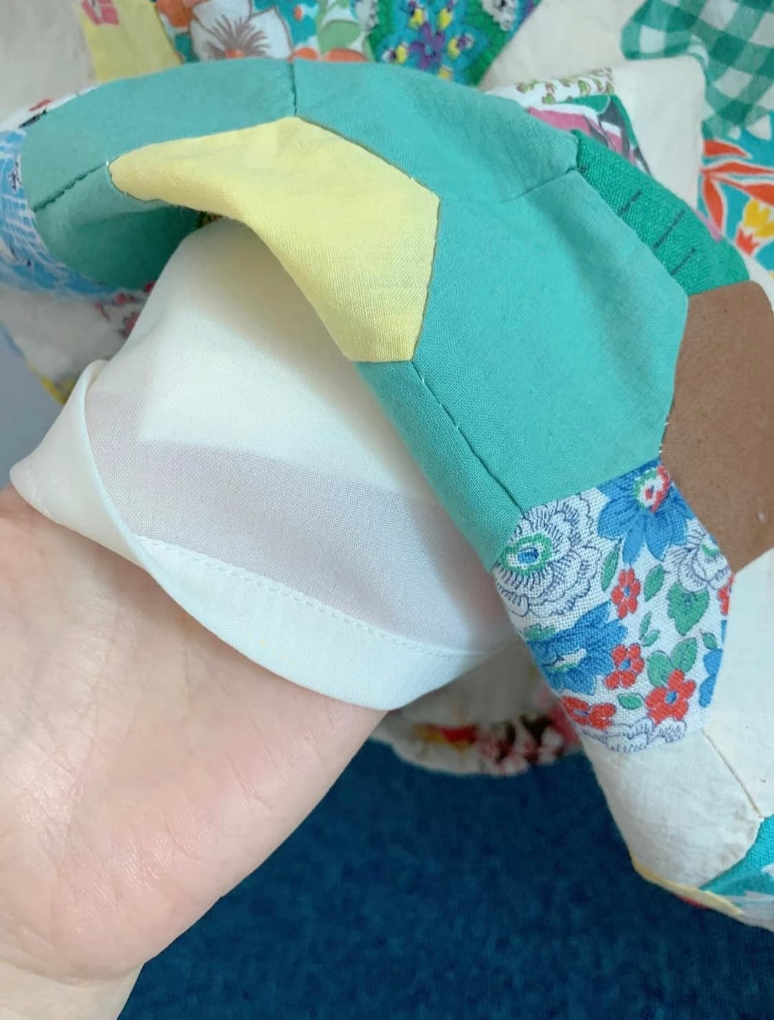 빈티지 퀼트 점프수트 상품이미지4