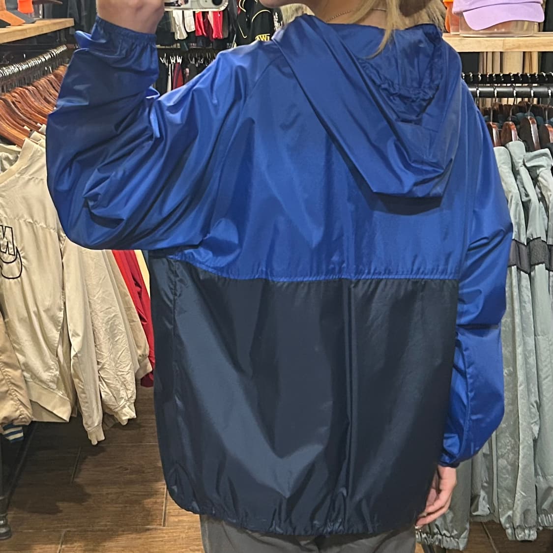 [HI] 나이키 후드 아노락 블루 상품이미지5