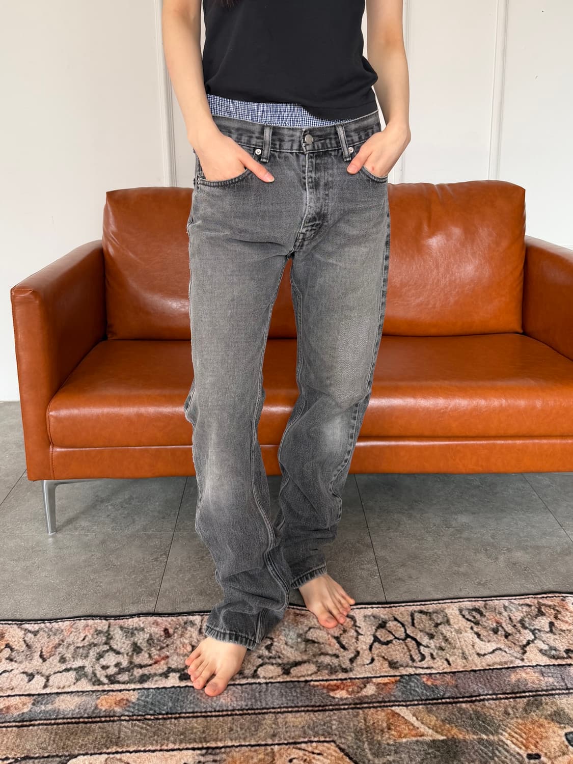 리바이스 505 흑청 상품이미지2