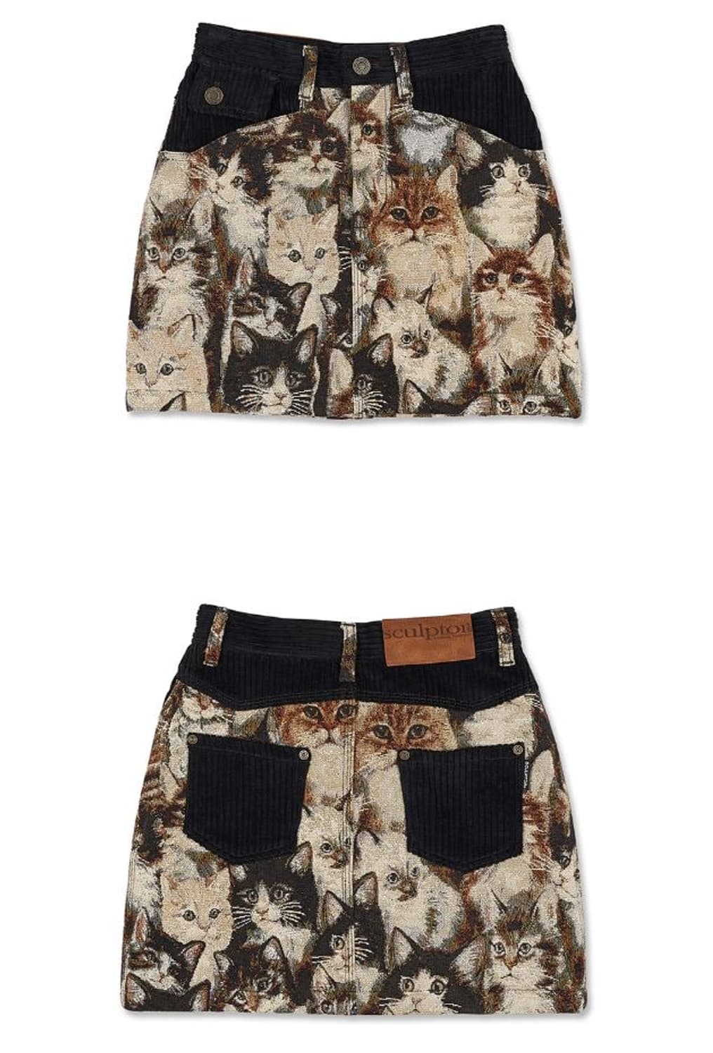 스컬프터 Furry Friends Carpet 고양이 미니스커트 상품이미지3