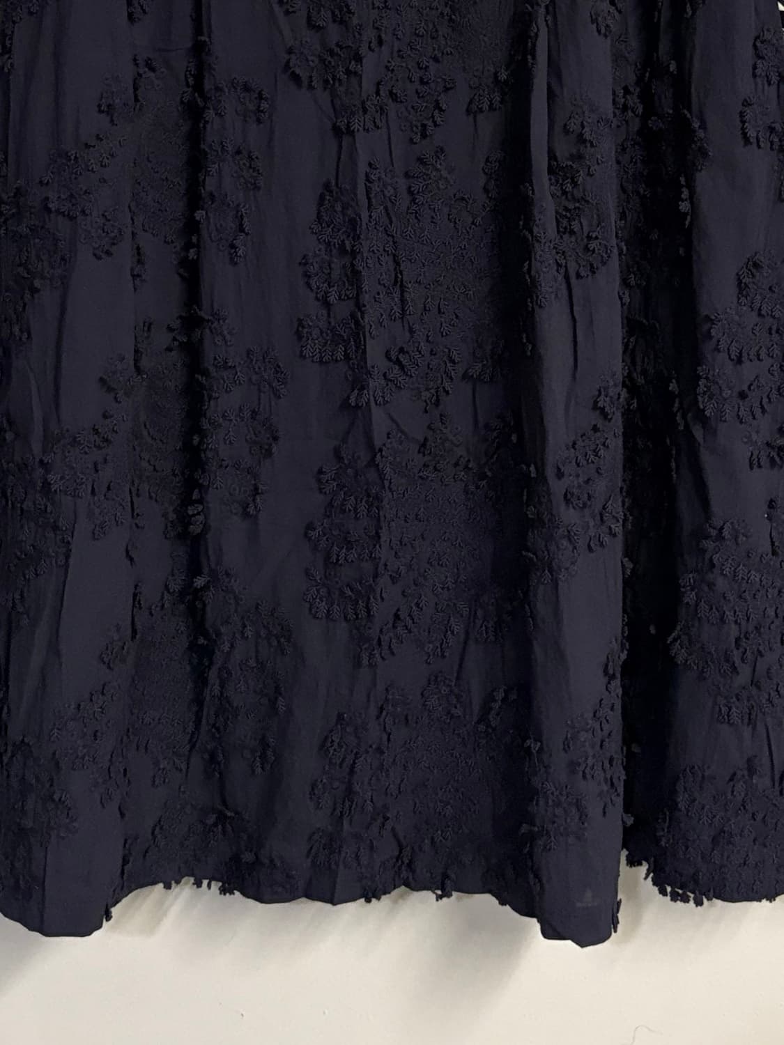 HIROKO BIS textured cotton skirt purple  상품이미지3