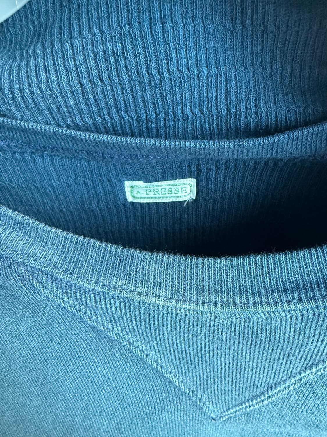 A.PRESSE 빈티지 스웻 후디 네이비 상품이미지2