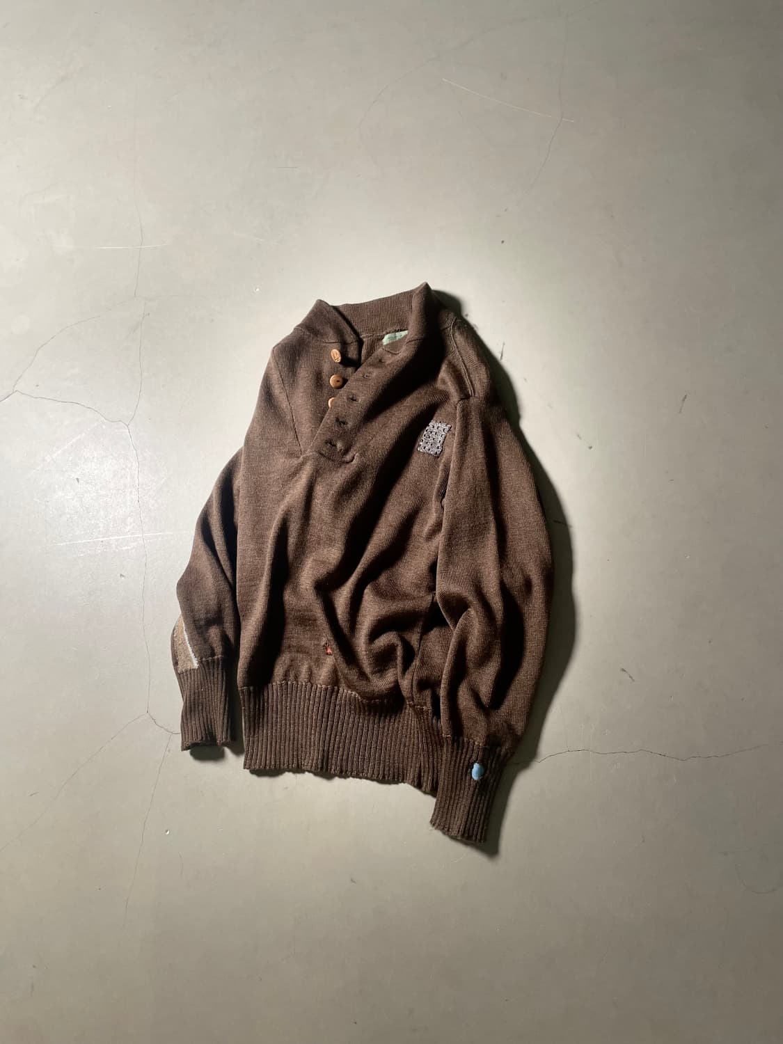H•d 60’s US Army Neck Low Gauge Sweater 상품이미지2