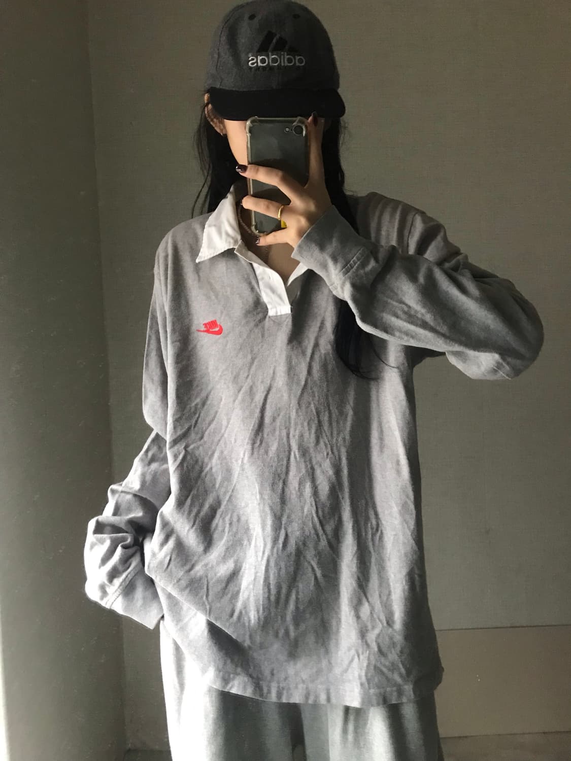 나이키 그레이 오버핏pk 상품이미지2