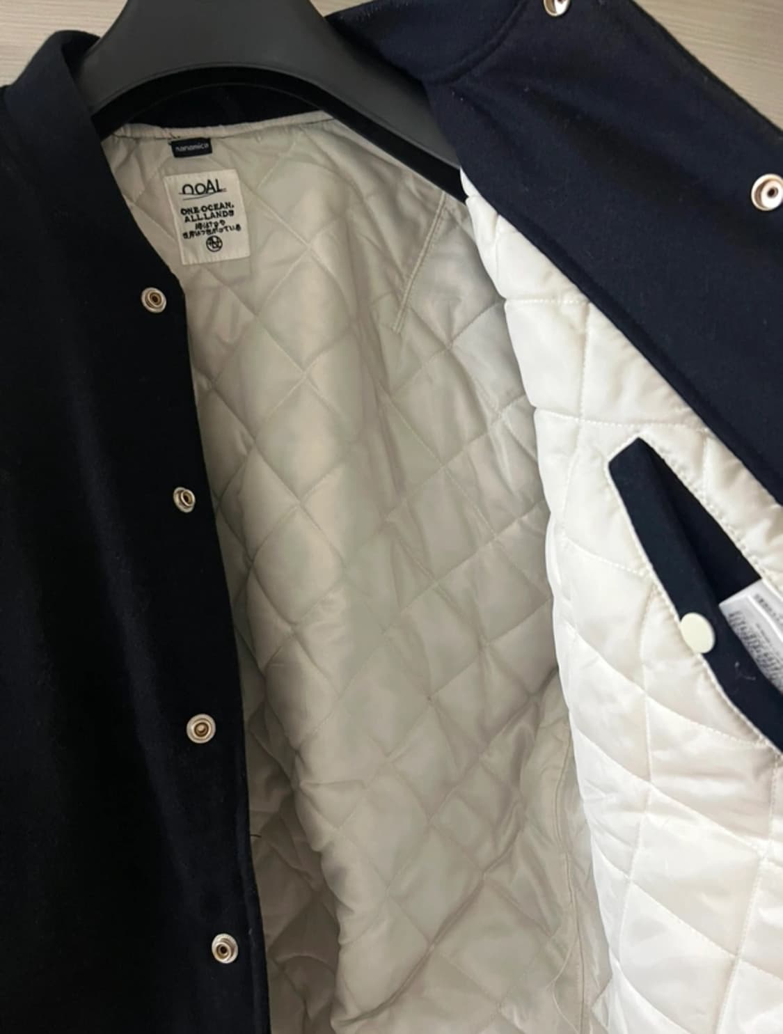 나나미카 린넨 바시티패딩자켓 L 상품이미지3