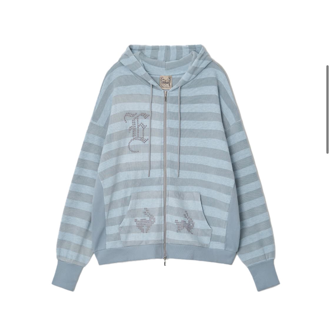 Eessay 에세이 하루 후드집업 블루 상품이미지1