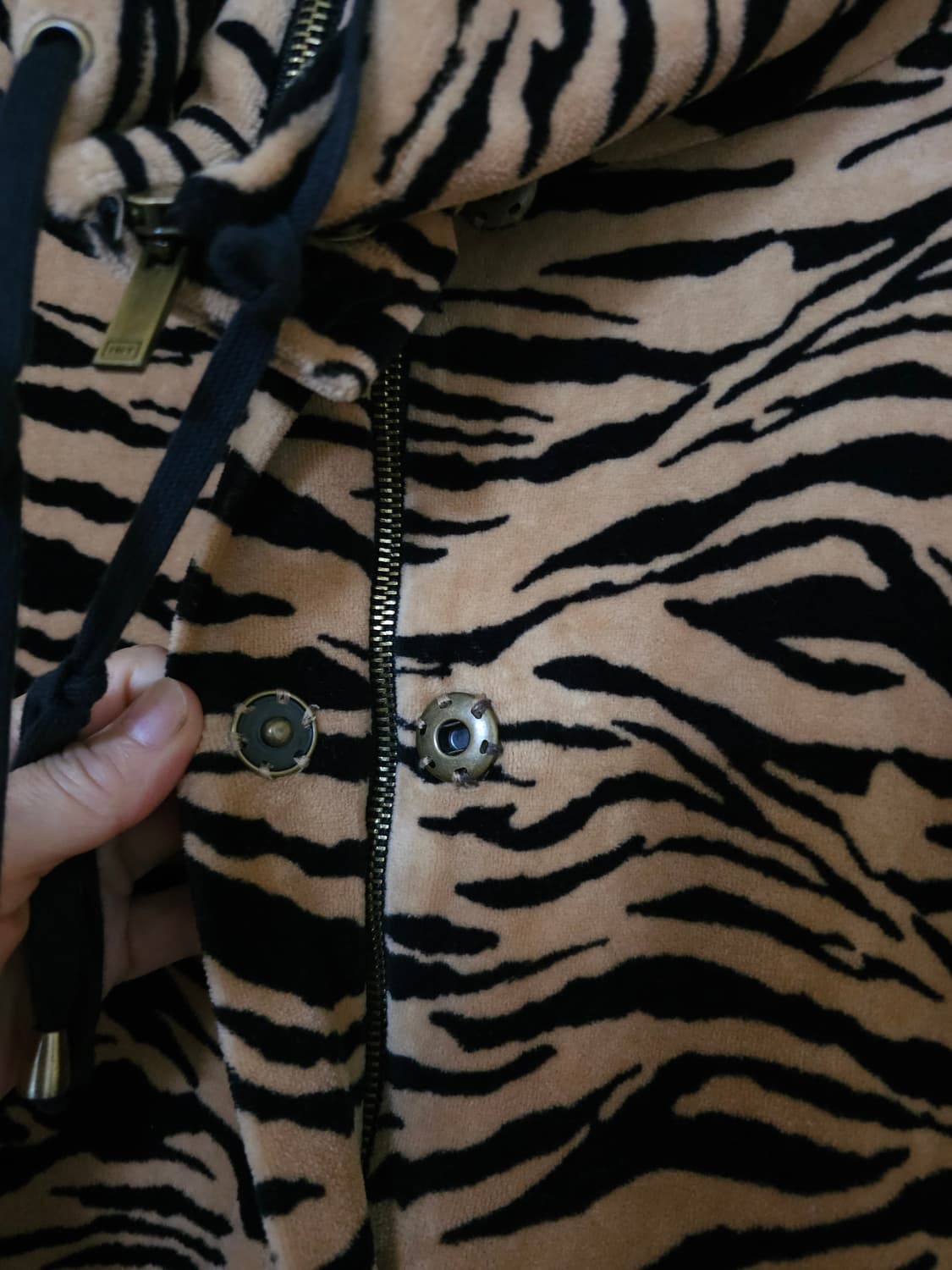 Jones New York 존스뉴욕 호피 벨벳 자켓 상품이미지4