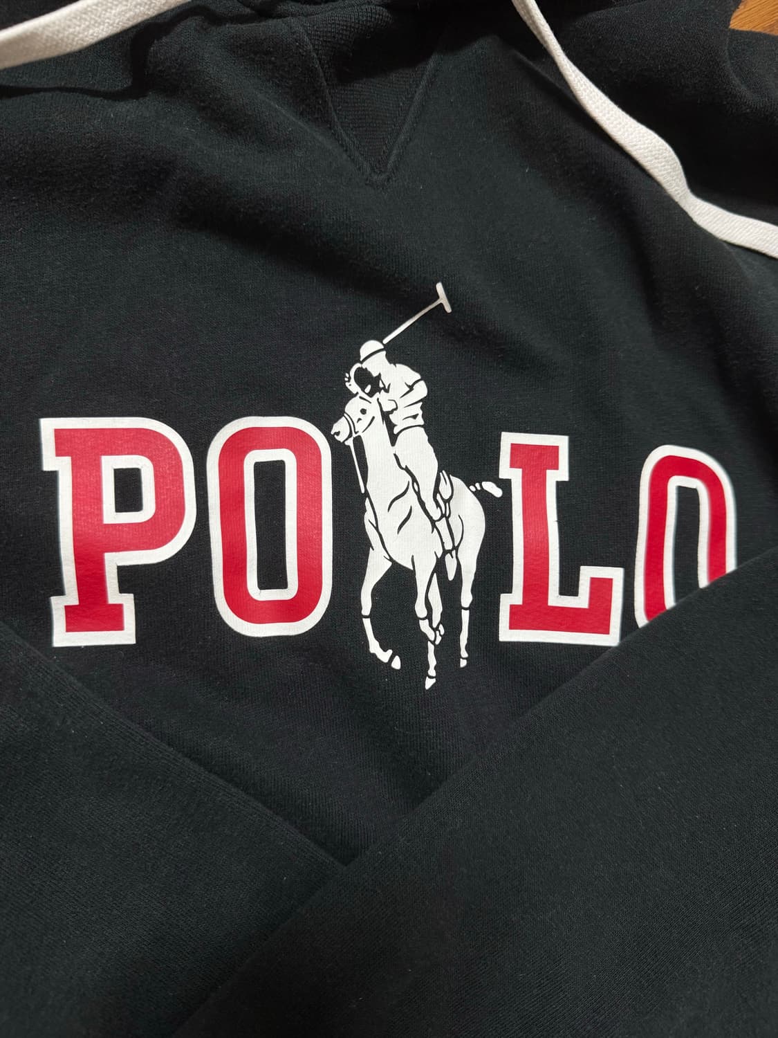 폴로 후드티 블랙 m 기모 공용 상품이미지2