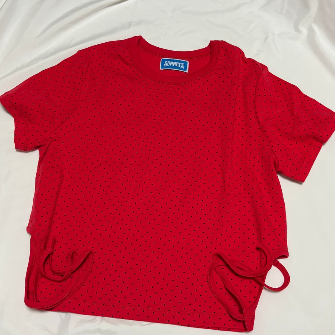 써넥트 P.D. Side String Tee - Red  반팔티셔츠 상품이미지2