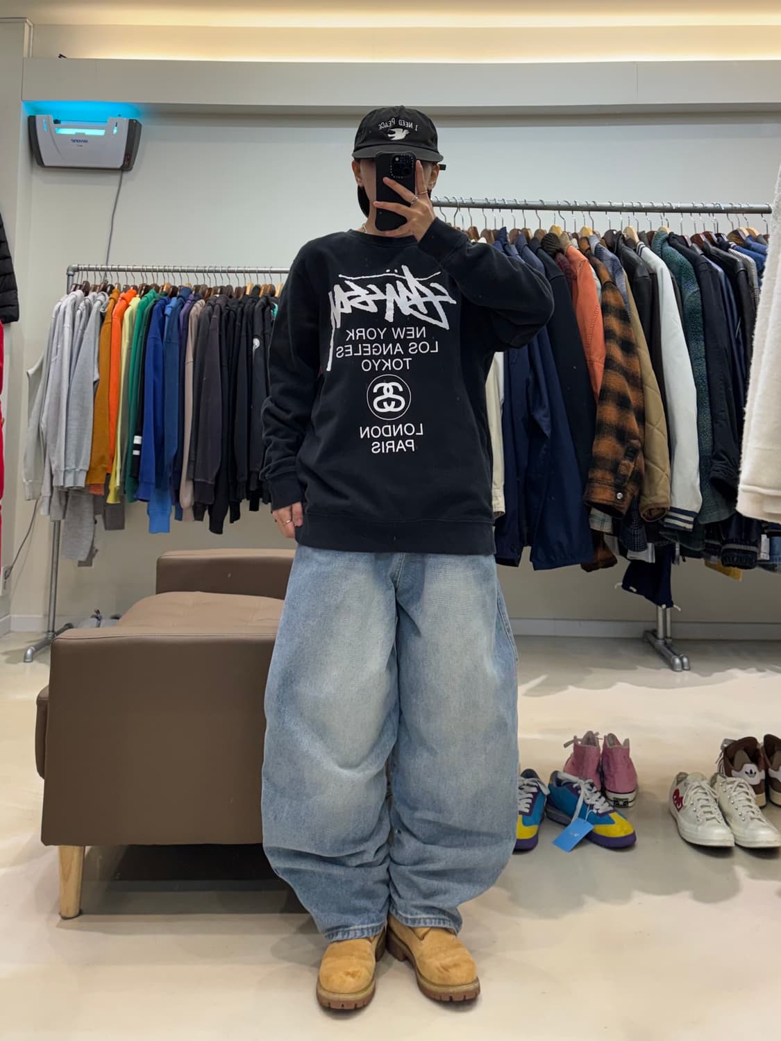 스투시 월드투어 맨투맨 상품이미지7