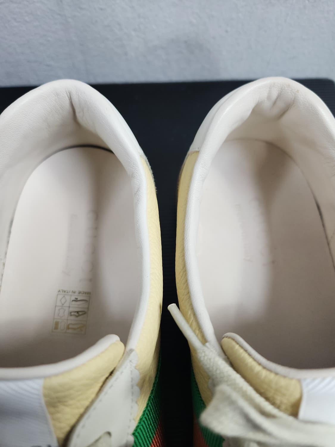 구찌 G74 웹로우탑 스니커즈 8(270) 오트밀 상품이미지6