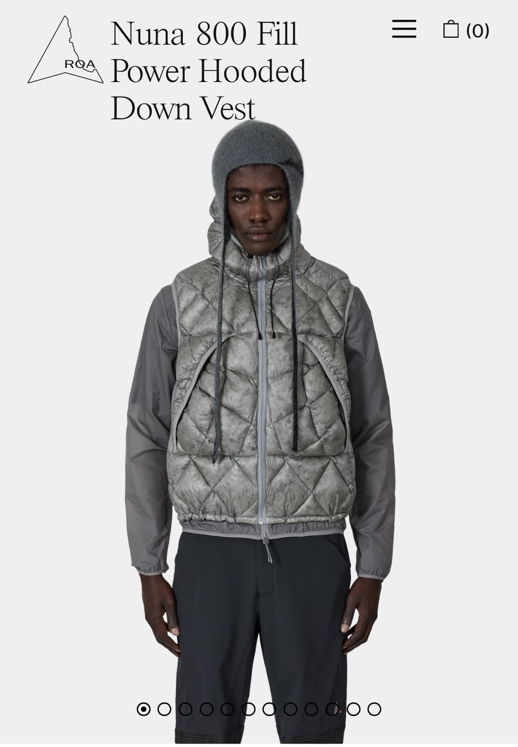 Roa hiking FW25 패딩베스트 상품이미지1