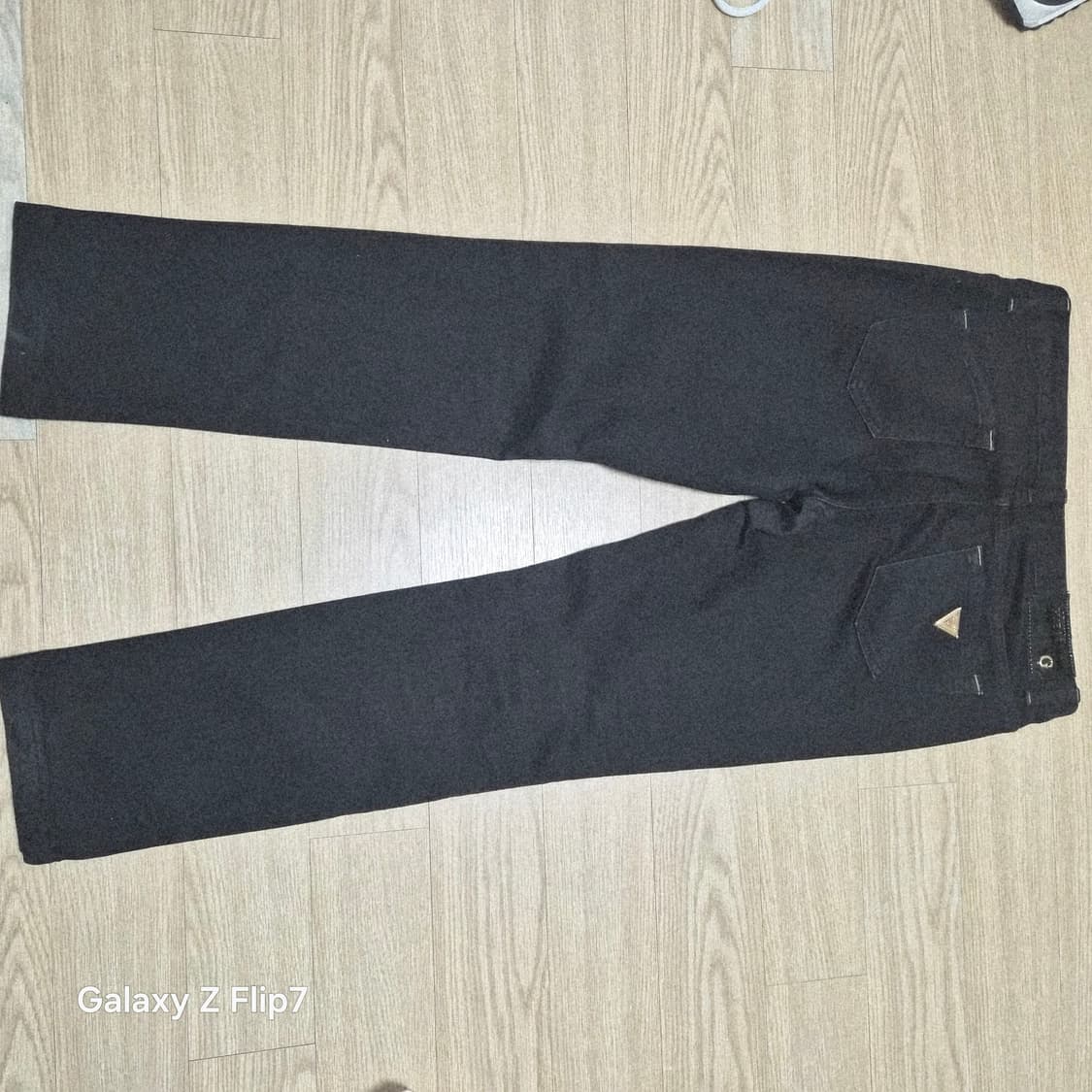 게스 금장 블랙 데님 상품이미지2