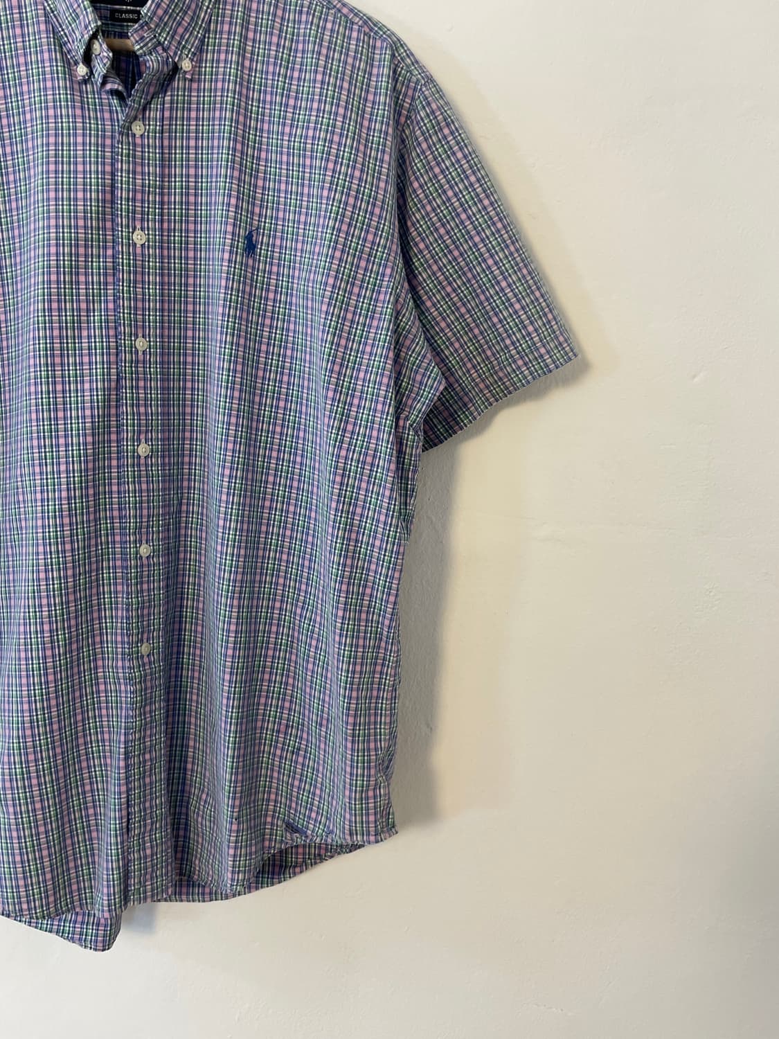 폴로 클래식핏 체크 셔츠  상품이미지4