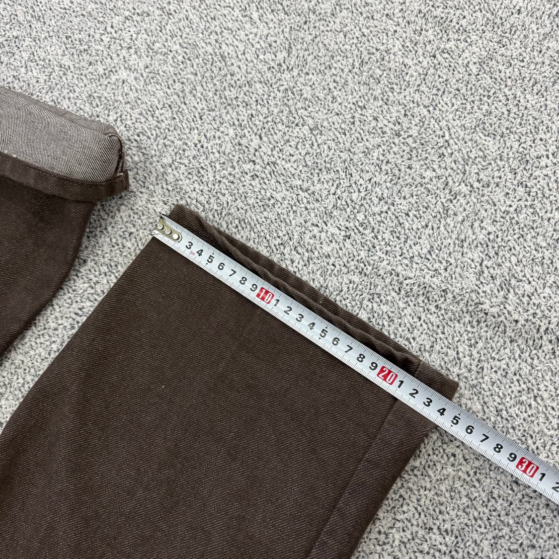 [L] NonBlack 브라운 데님팬츠 0109T1 상품이미지7