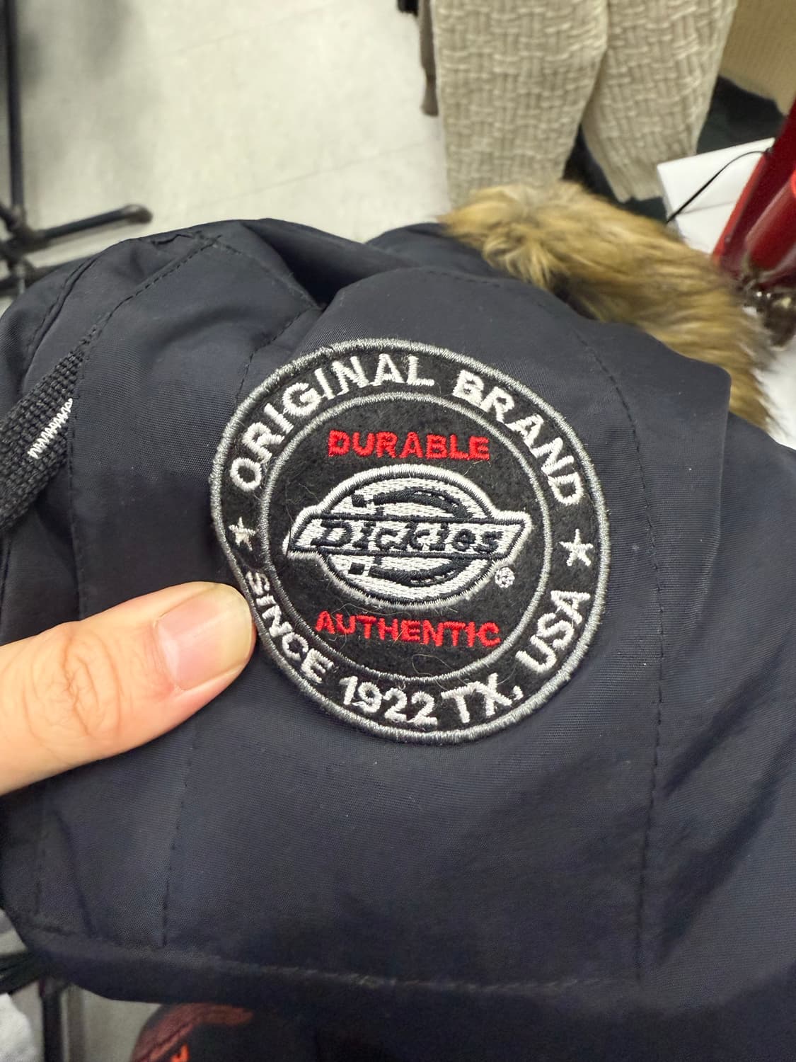 Dickies 빈티지 패딩 후드 자켓 XL 상품이미지3